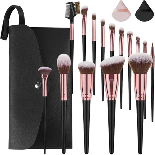 Set pennelli make 18 - pennelli, up