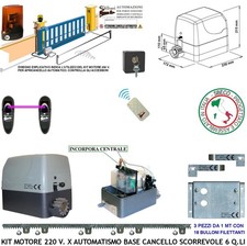 Cancello Scorrevole Kit Motore