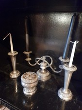 Set Candelabro Portacandele