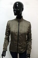 RefrigiWear Donna Giubbotto Taglia 44 Giacca Leggera Marrone Giubbino Jacket