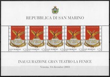 2003 San Marino teatro La Fenice MS MNH Sassone n. 73