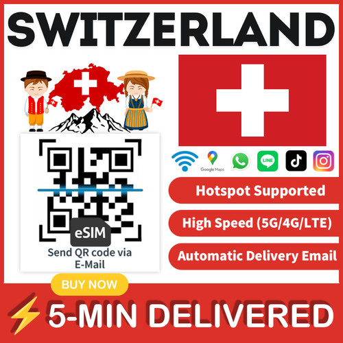 Esim svizzera - svizzera, e-sim