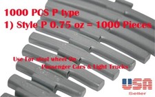 1000 Pcs CLIP-ON WHEEL WEIGHT
