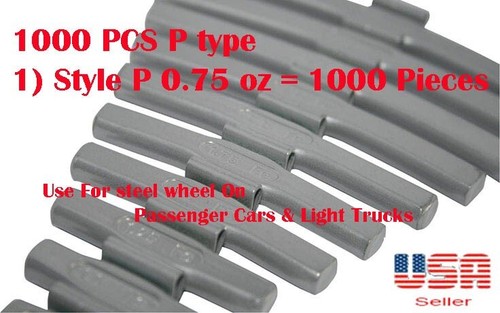 1000 pcs clip wheel weight - pcs, clip-on
