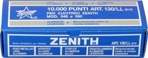 Punti metallici zenith 130 - punti,
