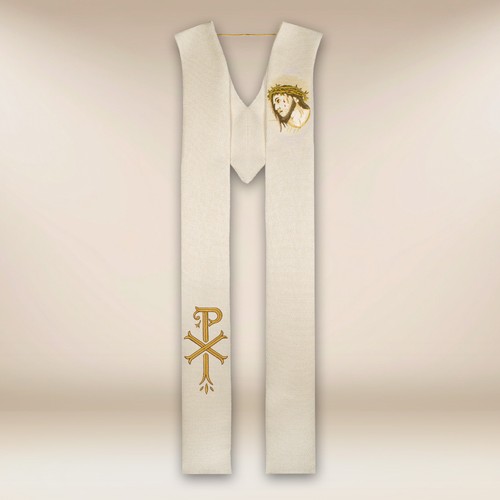 Stola sacerdotale ricamata