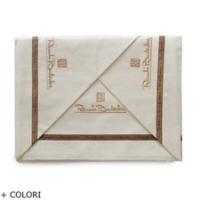 Completo Lenzuola Letto Matrimoniale Renato Balestra 100% Cotone Set due piazze