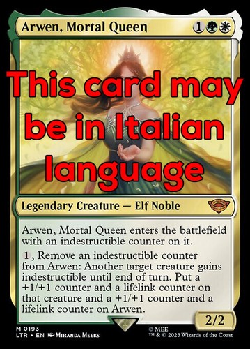 Mtg arwen mortal - mtg,