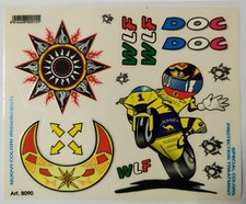 Valentino Rossi adesivo per moto o casco 13x15 pretagliato termoformabile