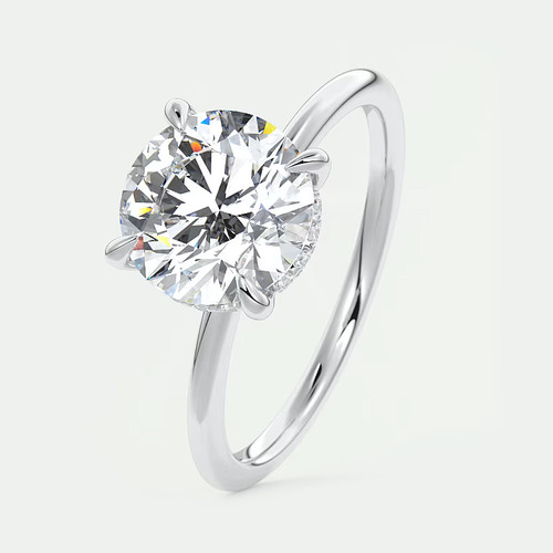 Anello oro bianco kt - anello,