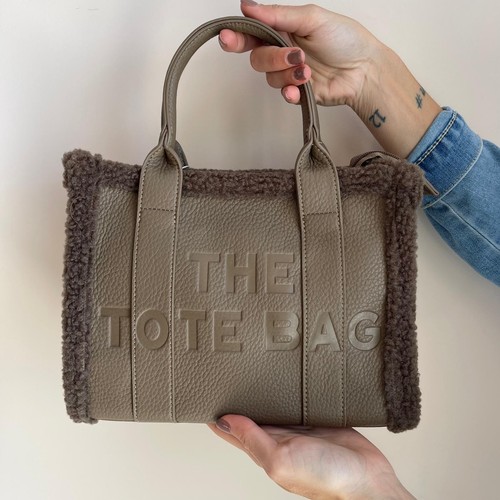 Borsa tote con bordo - tote, in