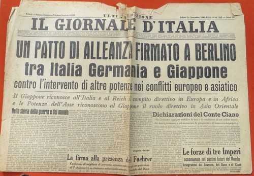 1940 giornale italia guerra - 1940,