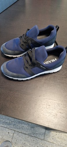 Sneakers prada nero blu navy - nero,