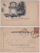 ALESSANDRIA: Porta Trionfale Piazza d'Armi  1905