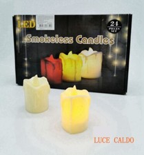 Set 24 Pz Candele Led Lumini