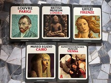 Collana Musei del mondo, Mondadori, Lotto 5 volumi d'arte, 1981, 1982 e 1983
