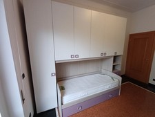 Armadio a ponte con letto