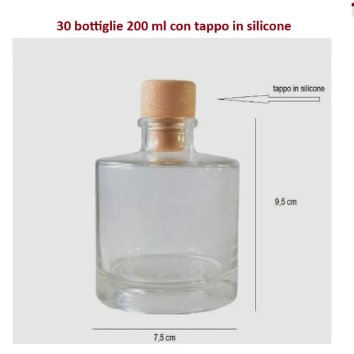 Bottiglie tonde tolly - 30, da
