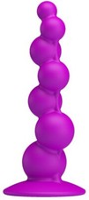 Butt Plug Palline Anali in Silicone Fallo Anale Dildo con Ventosa per Uomo Donna