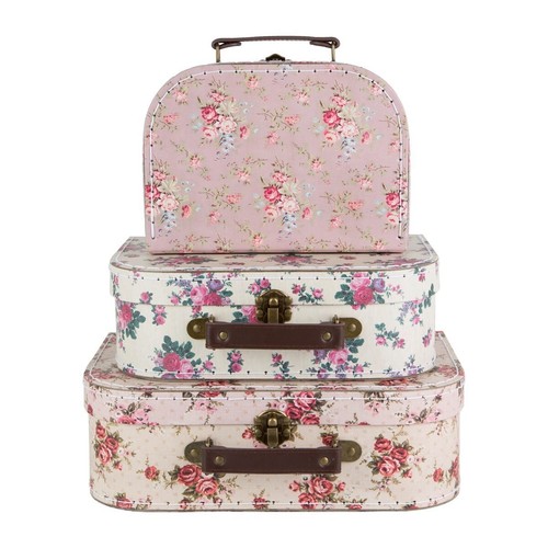 Valigie rosa vintage set di - valigie,