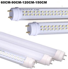 NEON LED ALTA POTENZA 9 10 18 36 W 60 90 120 150 CM TUBO T8 LUCE FREDDA CALDA OK