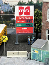 Insegna prezzo stazione di