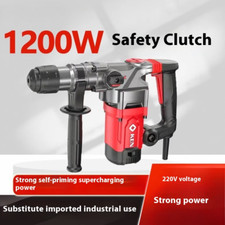 Martello Elettrico Doppio Uso Frizione di Sicurezza 1200W Trapano a Percussione Elettrico Picks