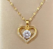 Collana Donna Cuore Colore Oro