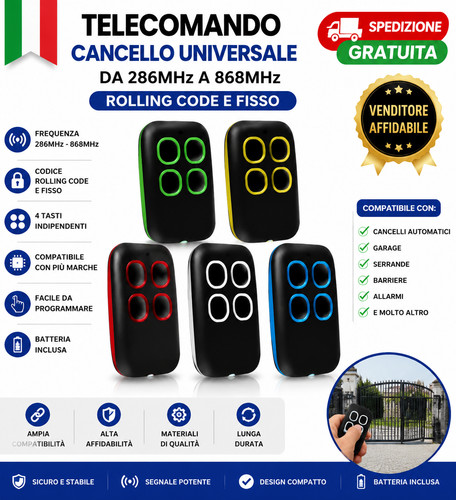 Telecomando cancello - telecomando,