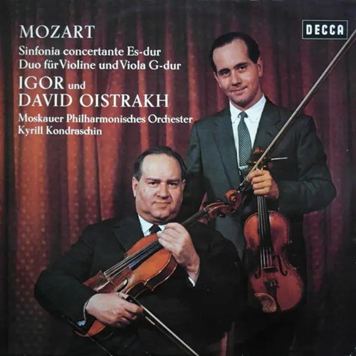 Mozart sinfonia concertante - lp,