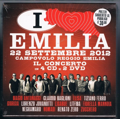 Love emilia box 2 dvd - cd,