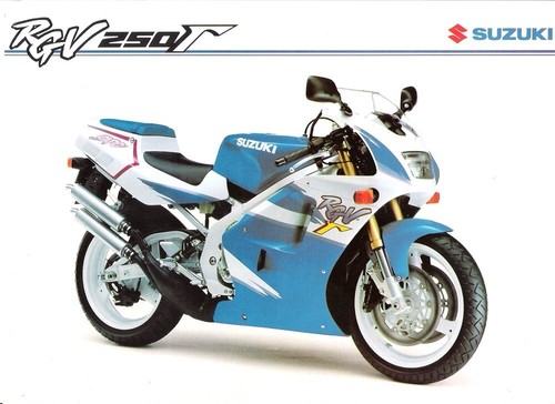 Brochure vendite suzuki rgv250 - brochure,