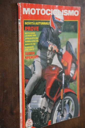 Motociclismo ottobre 1985 - motociclismo,