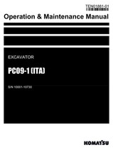 Komatsu PC09-1 ITA Manuale
