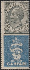 1924 Francobolli con appendice 15 cent. nuovo MNH