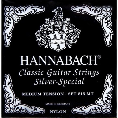 Hannabach 815mt black silver - hannabach,