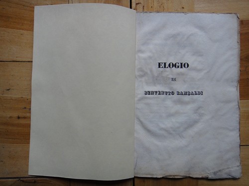 1841 elogio benvenuto - 1841-elogio, di