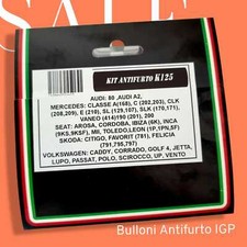 K125 BULLONI ANTIFURTO RUOTE