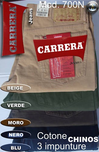 Pantalone carrera jeans cotone - pantalone,