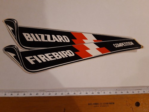 Adesivo vintage blizzard - adesivo,