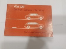 fiat 128 berlina special catalogo libretto manuale uso e manutenzione 1974 book