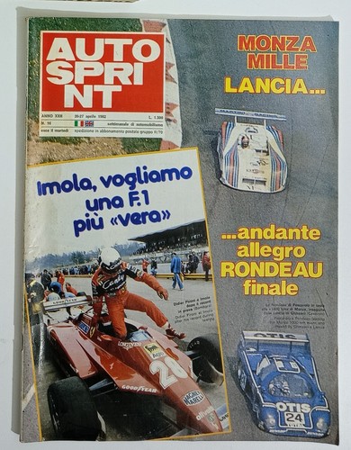 92178 autosprint 1982 xxii - 92178,