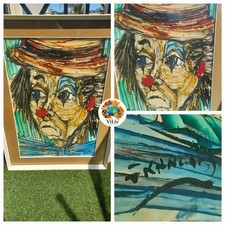 Clown triste – olio su tela