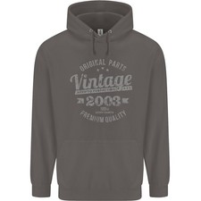 Felpa Charcoal Vintage Anno