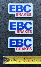 3 EBC BRAKES DECALS STICKERS