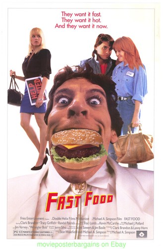 Poster film fast - food, 27x41