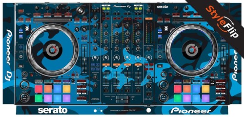 Pioneer ddj sz2 skin blu - pioneer, |