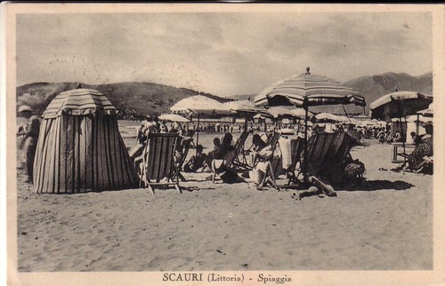 Scauri viaggiata 1936 - scauri,