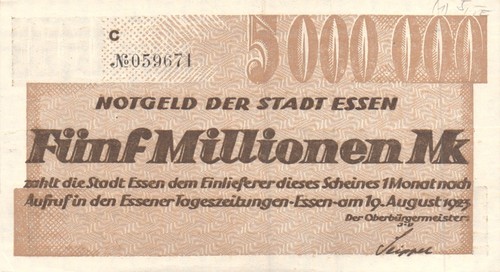 Essen città 5 milioni - milioni, di