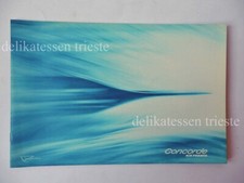 CONCORDE AEREO vecchia brochure 1975 Air France ORIGINALE tedesco